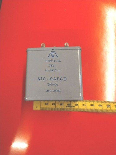 7uf 250v sic - 4,7uf, sic-safco