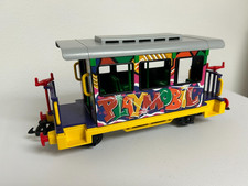 Playmobil 4118 Graffiti Personenwagen Eisenbahn (Spur G) Vintage