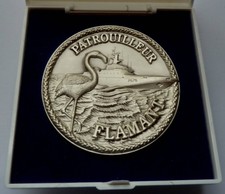 60mm  Medaille Frankreich - Flamant - Patrouillenboot der Naval Action Force