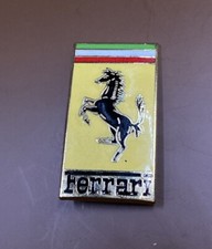 Ferrari Brosche Anstecknadel Emaille 45x20mm Scuderia Ferrari Punze 827 edel