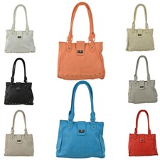 Damen Tasche Schultertasche Leder Optik Handtasche Shopper Bag Damentasche M18