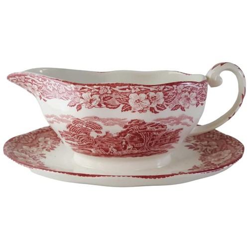 Sauciere mit teller - teller, 1tlg
