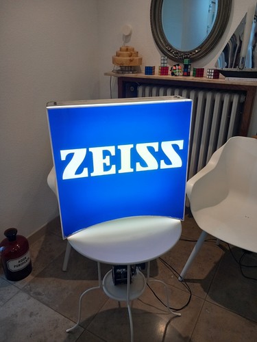 Zeiss werbeschild - zeiss,