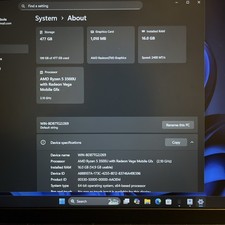Gaming Laptop, Ryzen 5 3500U