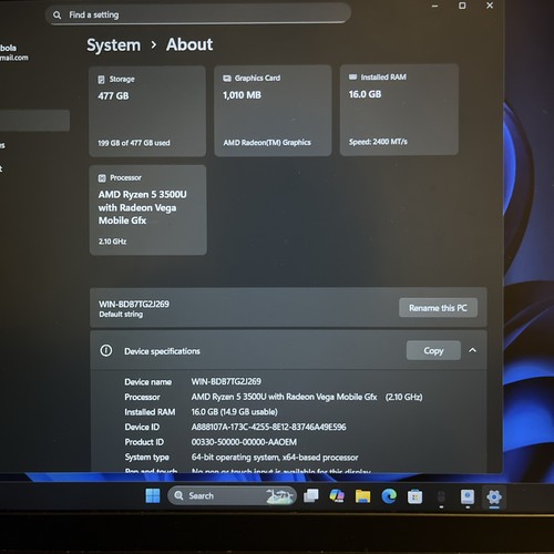Gaming laptop ryzen 3500u - laptop,,