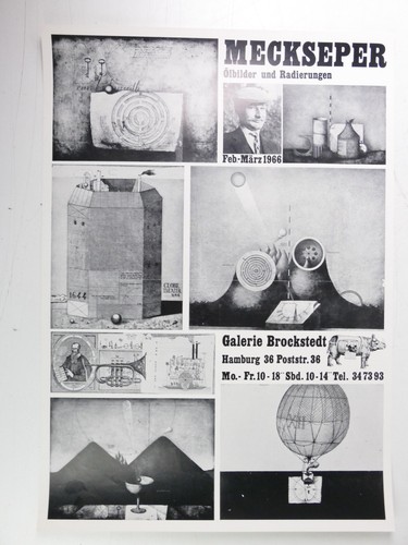 Meckseper hamburg 1966 plakat - meckseper,