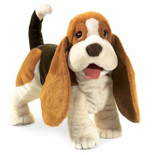 Folkmanis handpuppe basset - folkmanis,