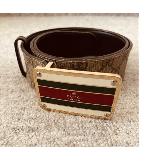 Gucci gürtel leder - braun, m