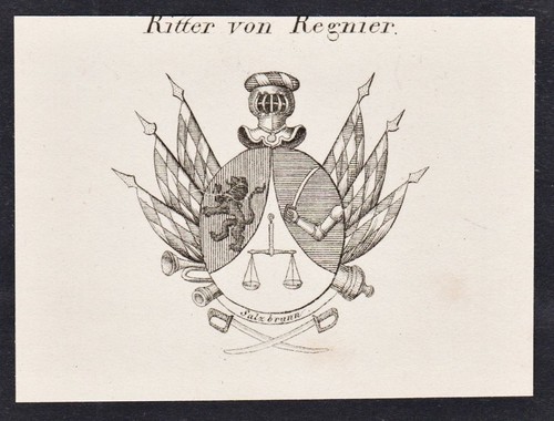 Regnier wappen coat arms - wappen,