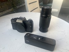 ROLLEI Rolleiflex SL35 E Black SLR Camera Teleobjektiv & Autowinder E