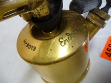 4581.      Alte Lötlampe Messing Lötkolben
