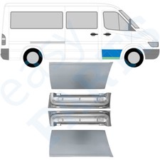 Für Mercedes Sprinter LT 1995-2006 4x Vorne Tür Reparaturblech / Außen + Innen