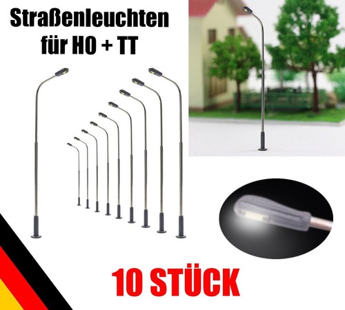 10x led straßenlampen - 10x,