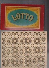 DDR-Gesellschaftsspiel von 1954 - LOTTO von Hersteller STRACO (Cottbus ?)