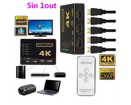 Hdmi 5in1 splitter switch - 5in1,