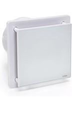 STERR Weißer Badezimmer-Abluftventilator 150 mm, leise, modern