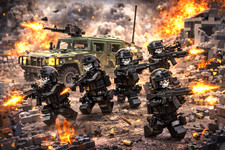 👉Humvee Bausteine MOC