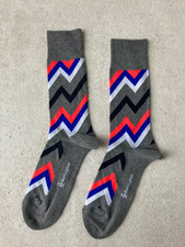 Burlington Socken Gr. 40-46 Baumwolle Polyamid ZickZack mehrfarbig