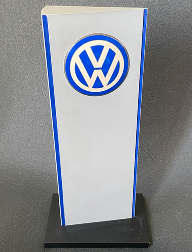 Pylon metall mit - metall, vw-emblem