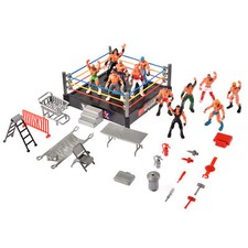 Mini Wrestling Figur Playset