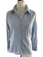 H&M Bluse Langarm 46 Hellblau