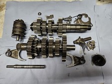 HONDA CRM250 GETRIEBE GEAR CLUSTER WÄHLTROMMEL UND GABELN