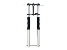 Telegabel Silber, vormontiert - für Simson S51, S70