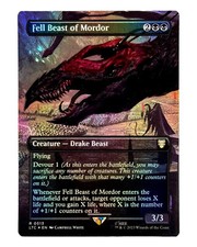 Mtg fell beast - mtg, |