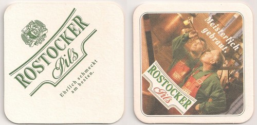 Rostocker pils bierdeckel - rostocker,