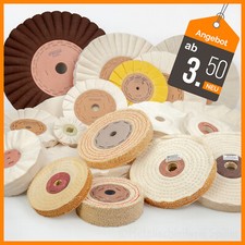 Ø 100-468 mm Polierscheiben Baumwoll Schwabbelscheibe Hochglanz Polieren Politur