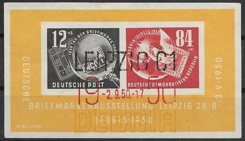 Ddr minr block gestempelt - block, 7