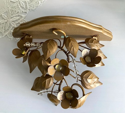Wandkonsole goldfarben metall - wandkonsole,