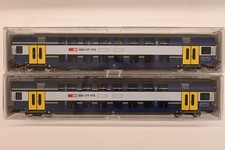 Fleischmann Set 2 x 5133 K SBB Doppelstockwagen DC   OVP