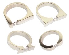 Edelstahlringe damenring 5mm - edelstahlringe,