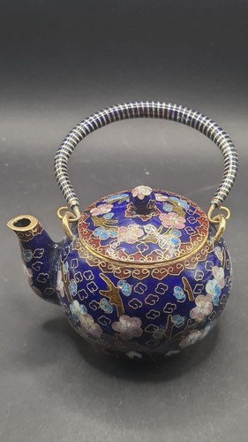 Cloisonne teekanne bunt deko - teekanne,