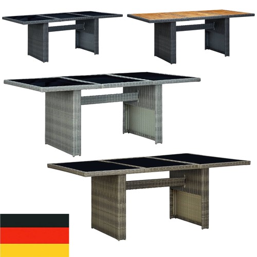 Polyrattan beistelltisch - polyrattan,