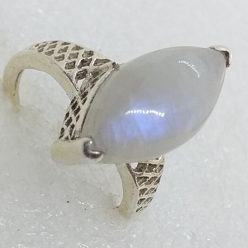 Echter blauer mondstein - blauer,