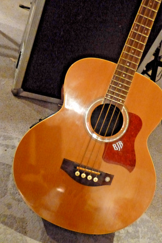 Akustik jumbo bassgitarre mit - jumbo,