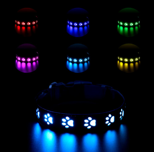 Led hundehalsband - led,