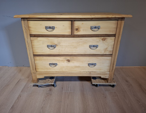 Jugendstil kommode holz natur - jugendstil,