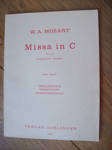Mozart missa in - mozart,