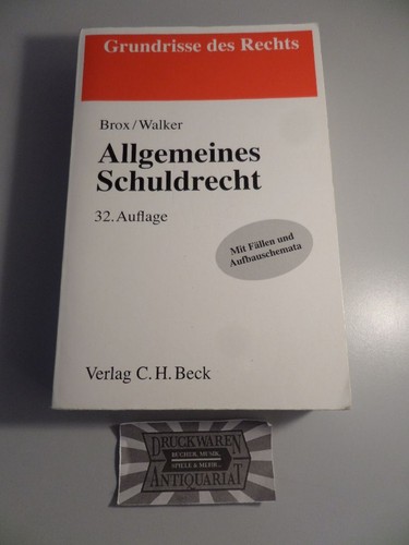 Allgemeines schuldrecht mit - allgemeines,