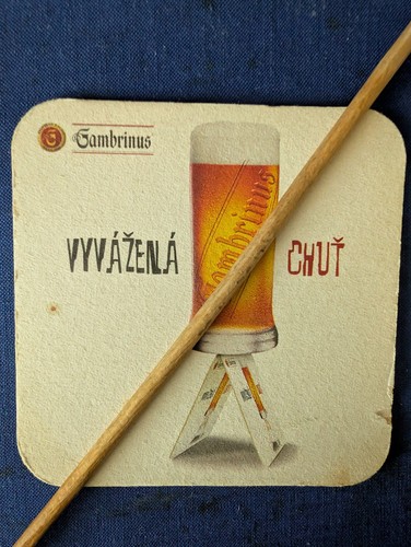 Bierdeckel gambrinus chut - bierdeckel,