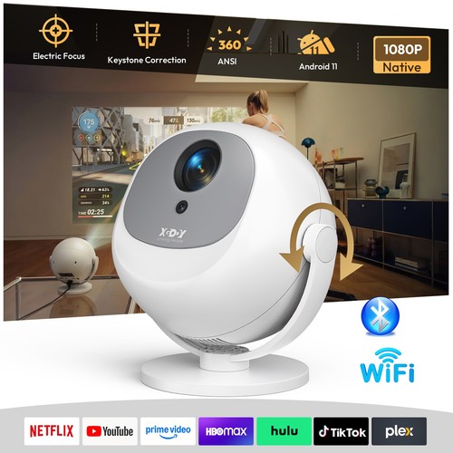 Xgody smart beamer heimkino - 4k,