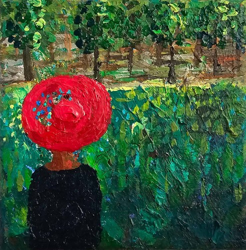 Acrylgemälde auf leinwand - auf,