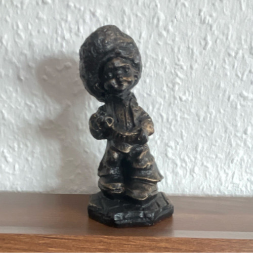 Metall skulptur statue - metall,