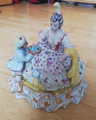 Porzellan figur prinzessin mit - figur,