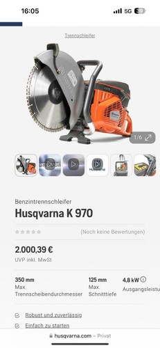 Husqvarna k970 motorflex - husqvarna,