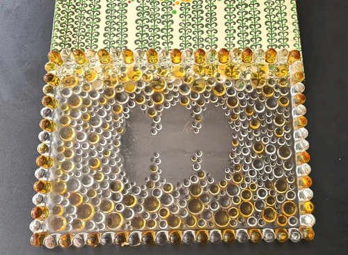Vintage glas servierplatte - glas-servierplatte, 70'