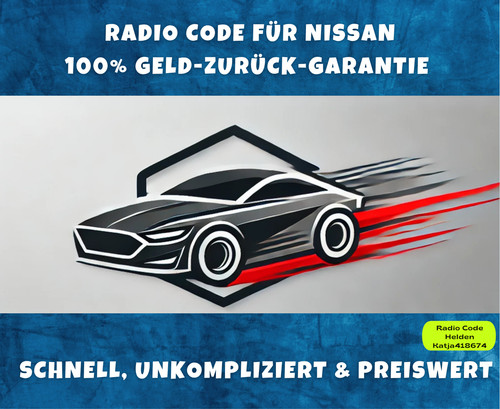 Radio code für nissan - radio,